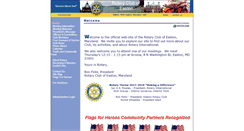 Desktop Screenshot of eastonrotary.org